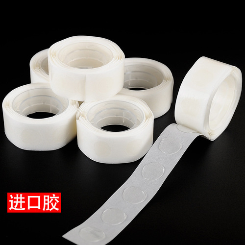 Wholesale wedding and birthday party supplies removable traceless balloon dispensing transparent double-sided glue dots dot stickers