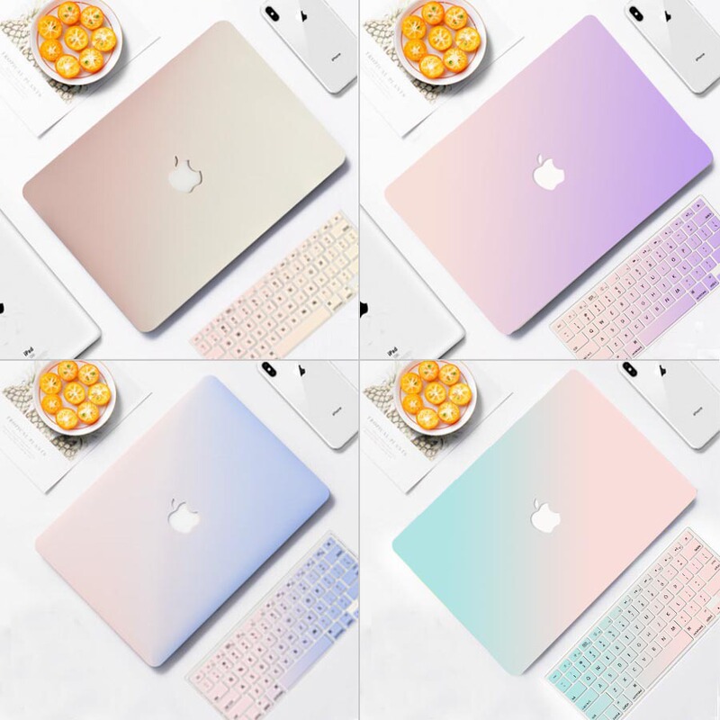 For Apple Computer Protective Case Macbook Pro 13 Laptop Case Lightweight Air13 Cream Gradient