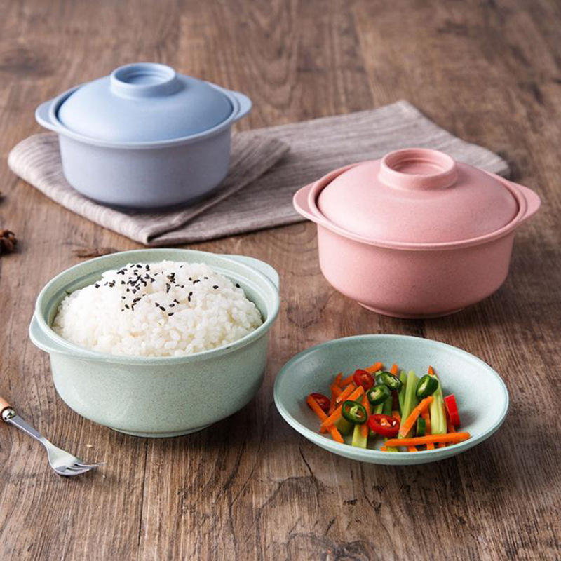 Creative wheat fragrant noodle bowl with a student soup bowl…