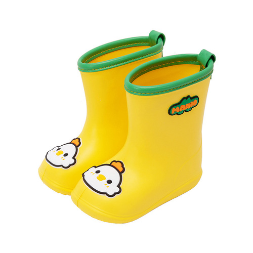 幸福玛丽宝宝雨衣雨靴 套装水鞋幼儿园卡通非一次性eva加厚雨衣