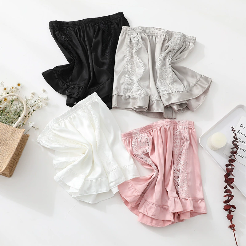 Летние тонкие безопасные брюки, шелковистый защитный underwear, шорты, леггинсы, оверсайз