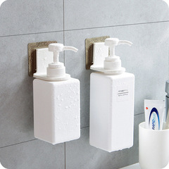 Home bathroom storage shower gel hanging rack bathroom wall-mounted shampoo and hand sanitizer traceless hook storage rack