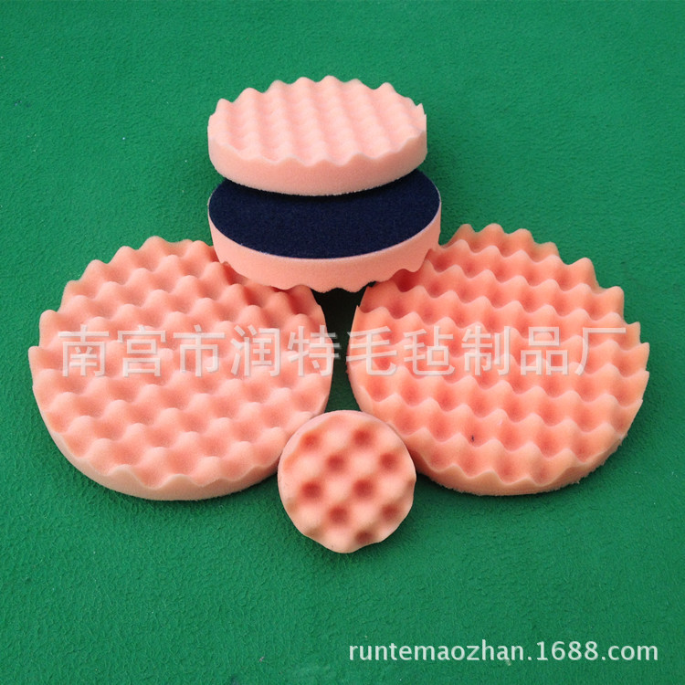 供应粘扣海绵轮、波浪海绵轮、凹型海绵轮 各种海绵制品