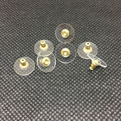 保色大號飛碟耳堵配件純銅子彈頭耳釘塞diy耳環手工材料耳帽批發