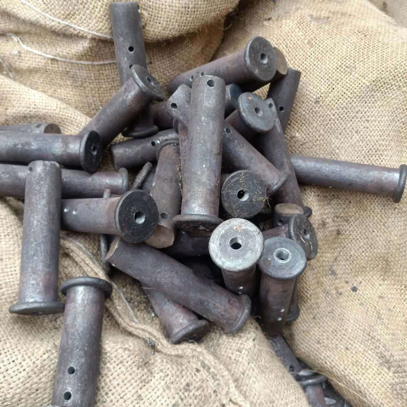 过油销轴 人防车库工程专用上下铰页轴 带注黄油嘴带孔工程机械销