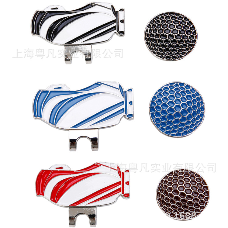 Auto-Suministro de fábrica en stock suministros de golf accesorios clip de imán de metal para consulta de dibujo clip de sombrero de golf
