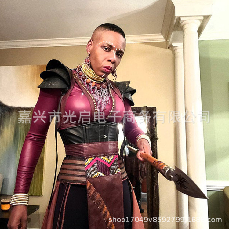 Medieval Steampunk Style Leather Shawl Armor Masquerade Epaulettes Halloween Costume Accessories