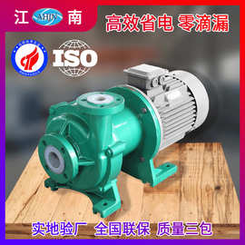 江南CQB40-25-200F电厂化学加药泵 耐腐蚀高温泵 氟塑料磁力水泵
