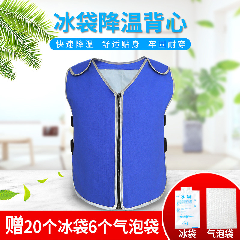 Ice Pack Cooling Vest, Summer Refrigeration Vest, Heatstroke Prevention Ice Vest, Ice Pack for Summer High Temperatures, Outdoor Work, Kitchen Ice Pack Cooling Vest, Summer Refrigeration Vest, Heatstroke Prevention Ice Vest, Ice Pack for Summer High Temperatures, Outdoor Work, Kitchen