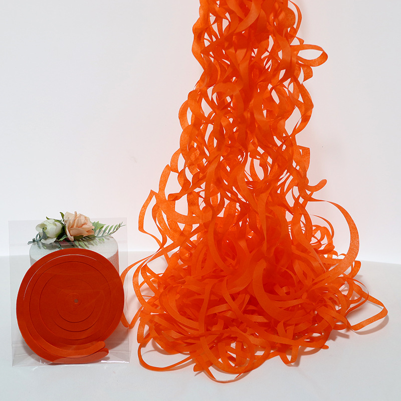 Espiral de la borla colgante de boda de la boda decoración del Partido de cumpleaños suministros adornos en espiral gran ola de papel Garland al por mayor