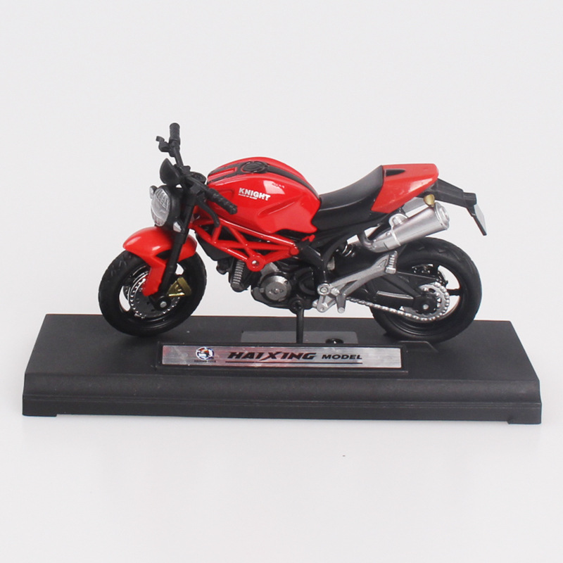 合金のオートバイの模型の置物の機関車のおもちゃのケーキの焙煎の装飾の置物の滑走のオートバイ