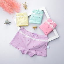 儿童纯棉平角内裤卡通男宝宝四角短裤新款中大童全棉盒装厂家直销