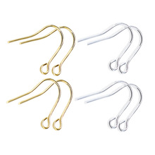 diy手工饰品配件 纯铜优选电镀耳环耳勾饰品材料防滑掉韩国耳钩