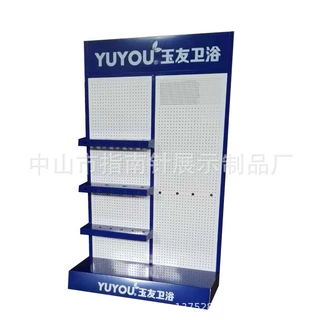 定做展示架展柜铁质卫浴花洒水龙头产品陈列展架货架定制壁挂式