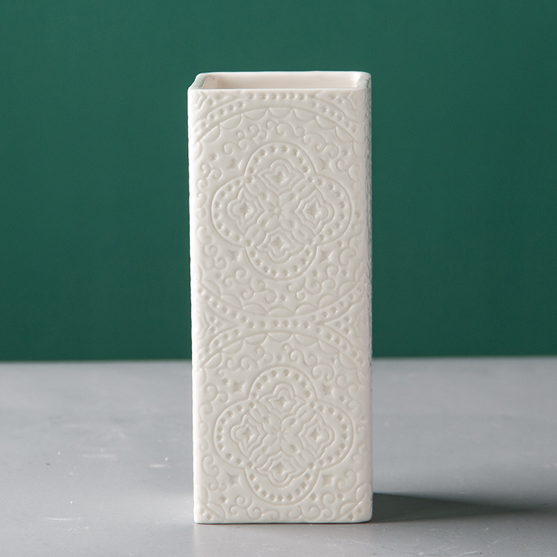 Titular de palillos de cerámica para la tienda de fideos palillos titular de la flor recta tarro de cerámica puro negro titular de la pluma titular de la tabla de almacenamiento