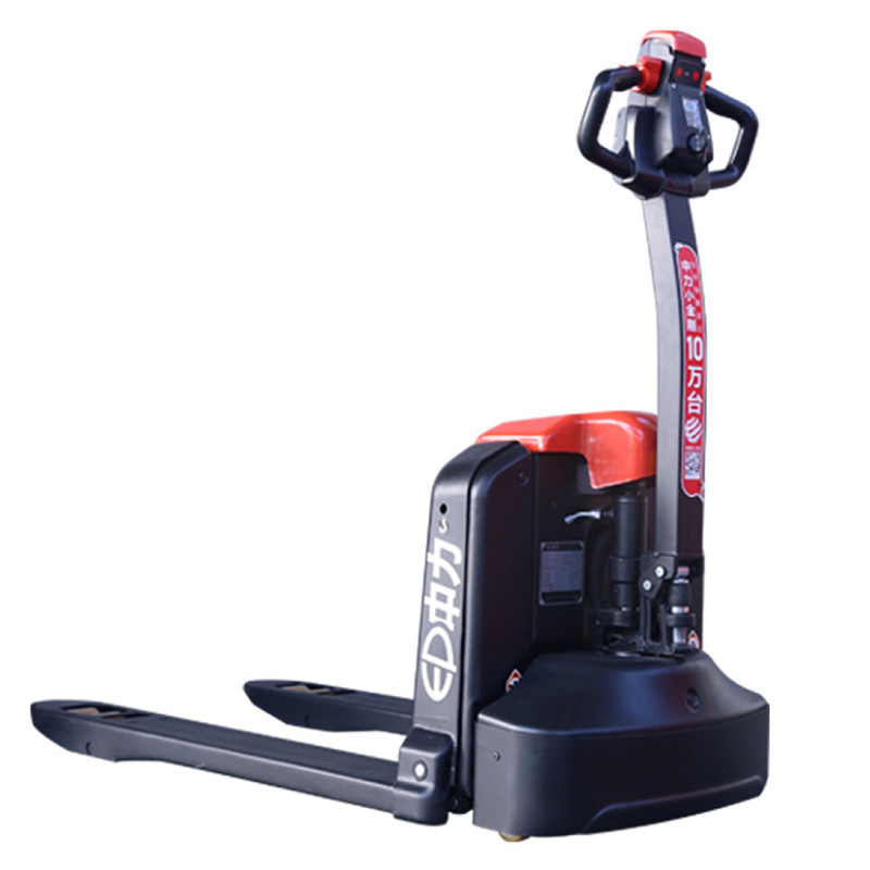 Zhongli 1.5 toneladas de camión de transporte eléctrico 2 toneladas de carretilla elevadora eléctrica batería hidráulica pallet conductor mano tirando buey elevadora