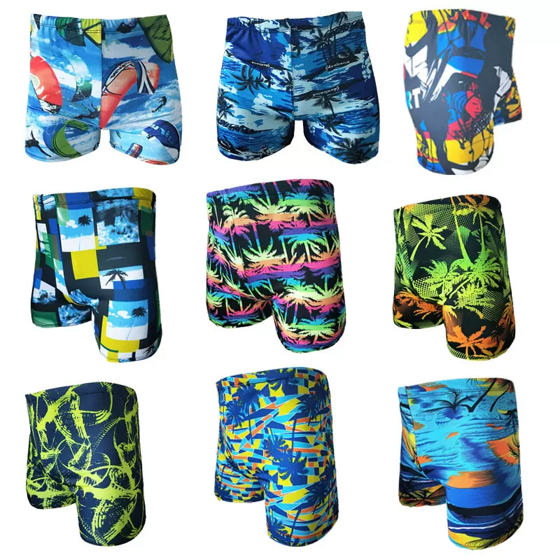 成人男士平角游泳裤加肥加大码速干游泳装备男士泳衣泳裤一手货源