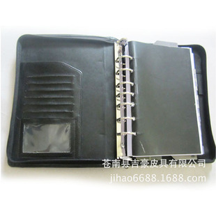 MAnufActurer Produces A5 LeAther Zipper MAnAger Folder with CAlculAtor Folder PU Business ContrAct Signing Folder