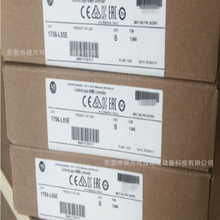 销售全新1756-L85E 模块罗克韦尔处理器AB PLC控制器库存现货议价