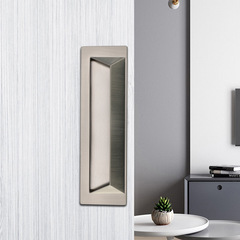 抽屜隱形暗扣家具拉手平拉手抽屜配件衣櫃暗裝拉手內嵌拉手簡約