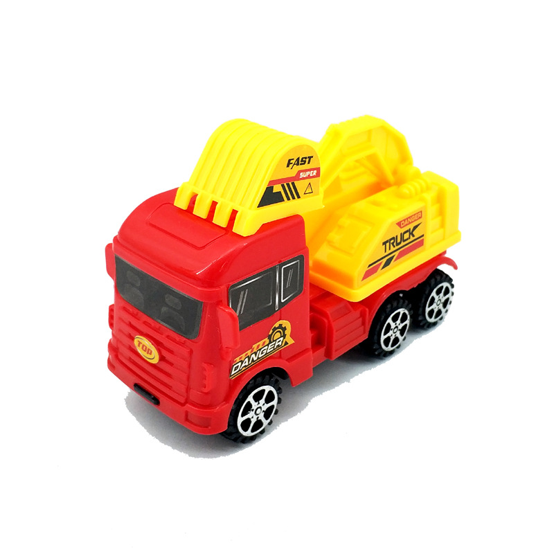 Jialecheng inercia Tire hacia atrás el coche de juguete de ingeniería tamaño pequeño Playa de simulación rompecabezas coche de embalaje independiente fábrica de Ventas Directas