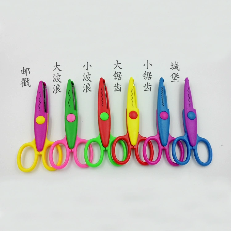 Ножницы ручные DIY фотоальбом кружевные ножницы Фотокарта узор вырезать 5 дюймов Мультяшные кружевные Ножницы Прямые