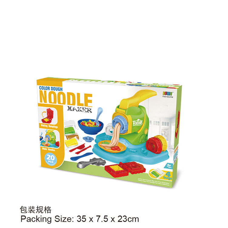 Transfronterizo de los niños de bricolaje hecho a mano plastilina herramienta de arcilla de color arcilla máquina de fideos jugar casa Juguetes