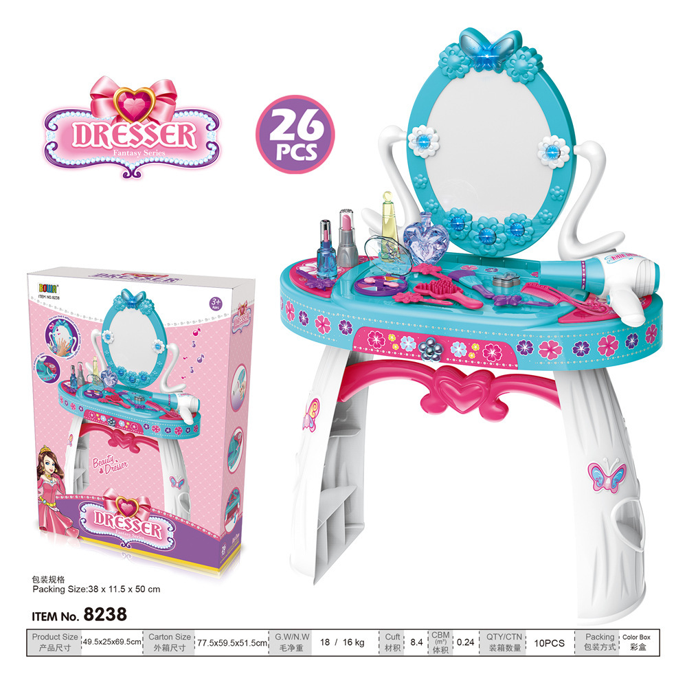 8238 mesa de maquillaje de lujo 22PCs