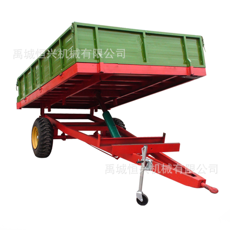 供应液压自卸农用拖车，拖车配件，双轴拖车