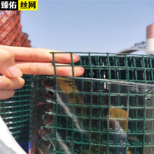 厂家供应浸塑电焊网绿色铁丝网圈地养殖网果园围栏网钢丝网