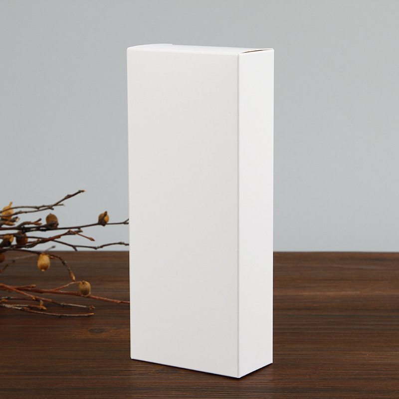 方形白色扁盒 两边开盖纸盒 电子产品白色包装盒 批发现货小白盒