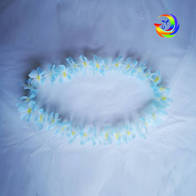 Guirnalda hawaiana directa de la fábrica tela de color mezclado Garland multi-color muestra gratis en stock suficiente