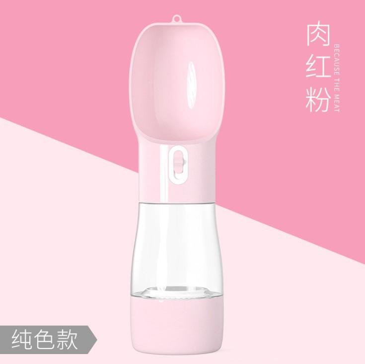 Mascota al aire libre taza de agua portátil taza de alimentación comida taza perro dispensador de agua potable gato viaje de doble uso