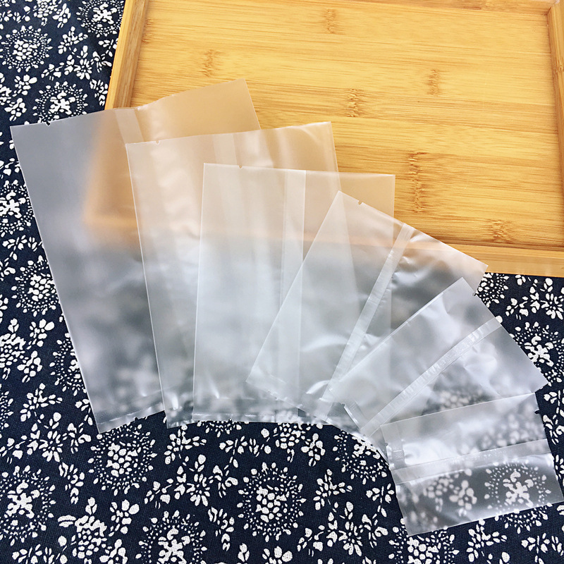 磨砂月饼包装袋子 半透明蔓越莓曲奇饼干袋点心袋花茶袋子100个