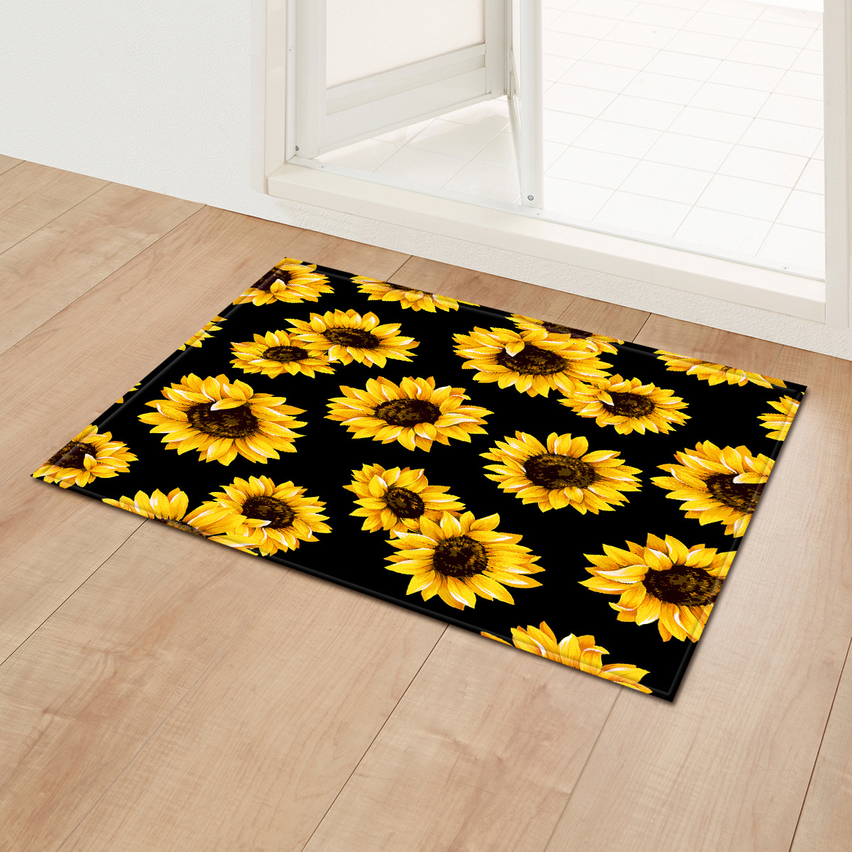 Entrada de bienvenida pequeña alfombra de piso transfronterizo absorbente antideslizante alfombra de piso baño dormitorio sala de estar puerta alfombra de bienvenida