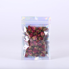 Laser yin and yang bone bags, jewelry and beauty packaging bags, digital accessories ziplock bags, data cable packaging bags