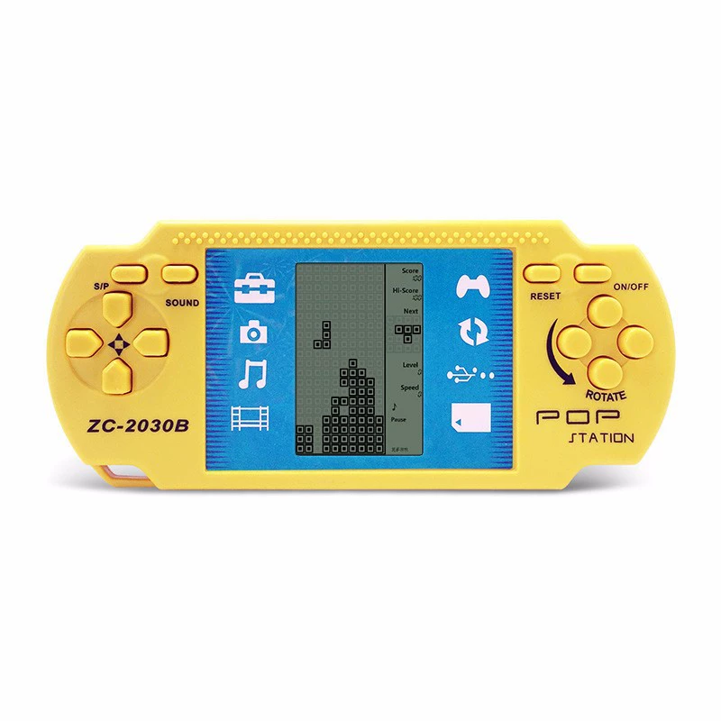 Ретро портативная игровая консоль Han Cheng ZC-2030B, Тетрис и 20+ игр, PS пластиковая