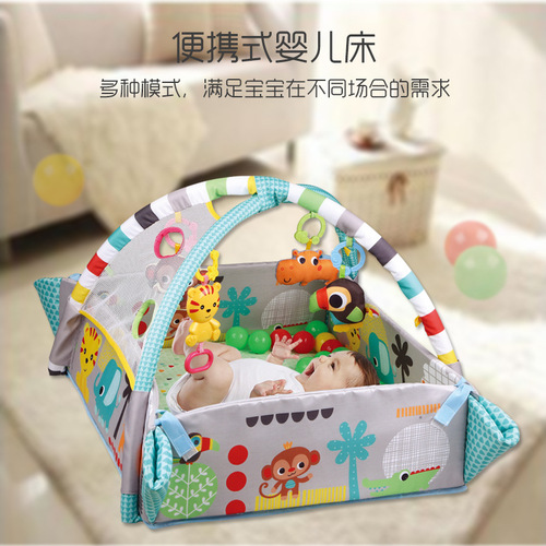 Infant Playard Ocean Balls Fitness Frame 5-in-1 Multi-functional Musical Crawling Mat Cross-border Amazon Toy