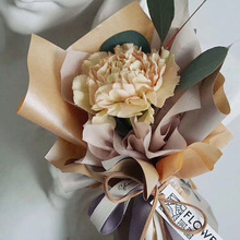 新款高档卷装鲜花包装纸 彩色双面珍珠包花纸 花束包装材料珠光纸