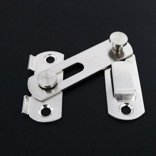 Stainless Steel Door Hook 90 Degree Right Angle Sliding Door Hook Latch Pet Cage Insurance Door Bolt Lock Safety Door Lock Hook 