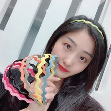厂家直销韩版ins森女系发箍欧美跨境新款头箍糖果彩色亮光头扣饰