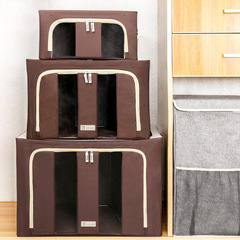 Paisilong Oxford fabric storage box, waterproof 66L, household clothing and cotton quilt foldable pinafore box wholesale