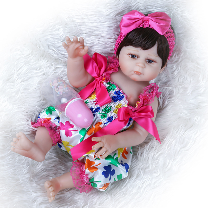 NPK pegamento completo 48cm simulación bebé lindo muñeca Comercio exterior transfronterizo Comercio electrónico suministro azul productos del mar