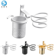 批发现货太空铝吹风机架免打孔壁挂式浴室卫生间多功能吹风机支架