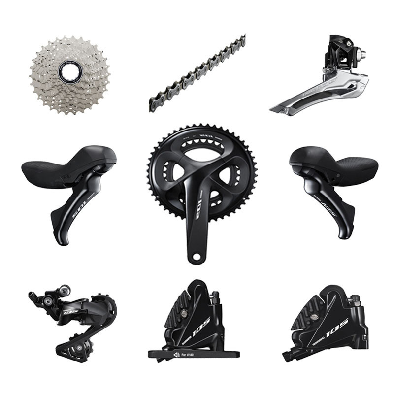 R7000 road transmission kit R7020 hydraulic disc brake transmission 105 Kit manual change rear dial front dial