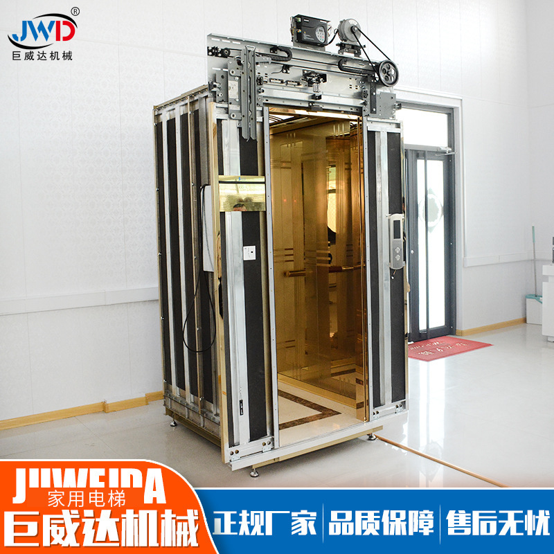 Home Elevator Manufacturers Small Villa Elevator Home Duplex Sightseeing Hydraulic Barrier-free Elevator for Two-storey and Three-storey