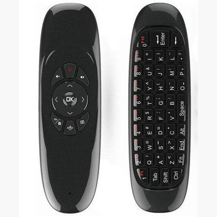 Hot-Selling C120 Flying Squirrel Voice Keyboard 2.4g Wireless Somatosensory Mouse Gyroscope Double-Sided Remote Control Hot-Selling C120 Flying Squirrel Voice Keyboard 2.4g Wireless Somatosensory Mouse Gyroscope Double-Sided Remote Control