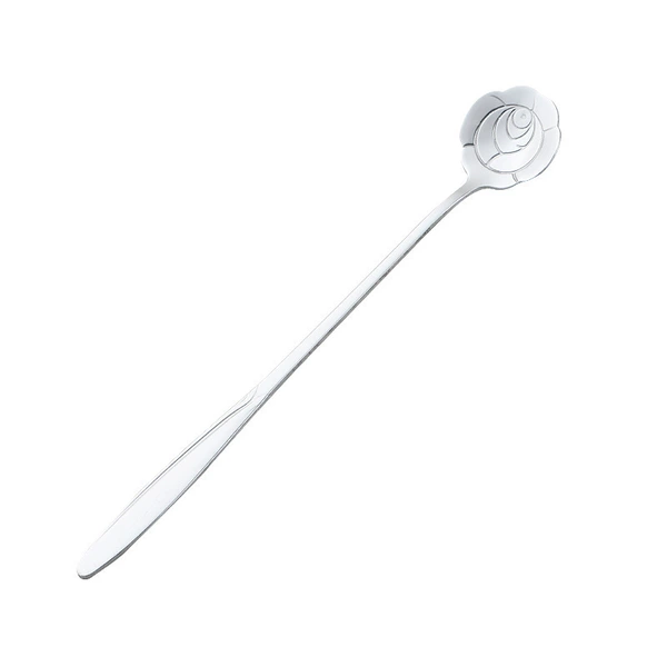 Silver rose ice spoon [No bag]