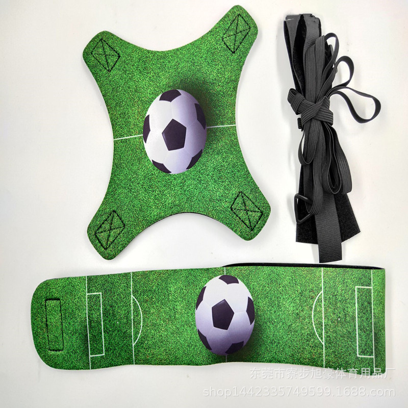 Nuevo caliente 3D entrenamiento de fútbol conjunto barball con barball dispositivo auxiliar kick entrenamiento con swing Correa bolsa de pelota