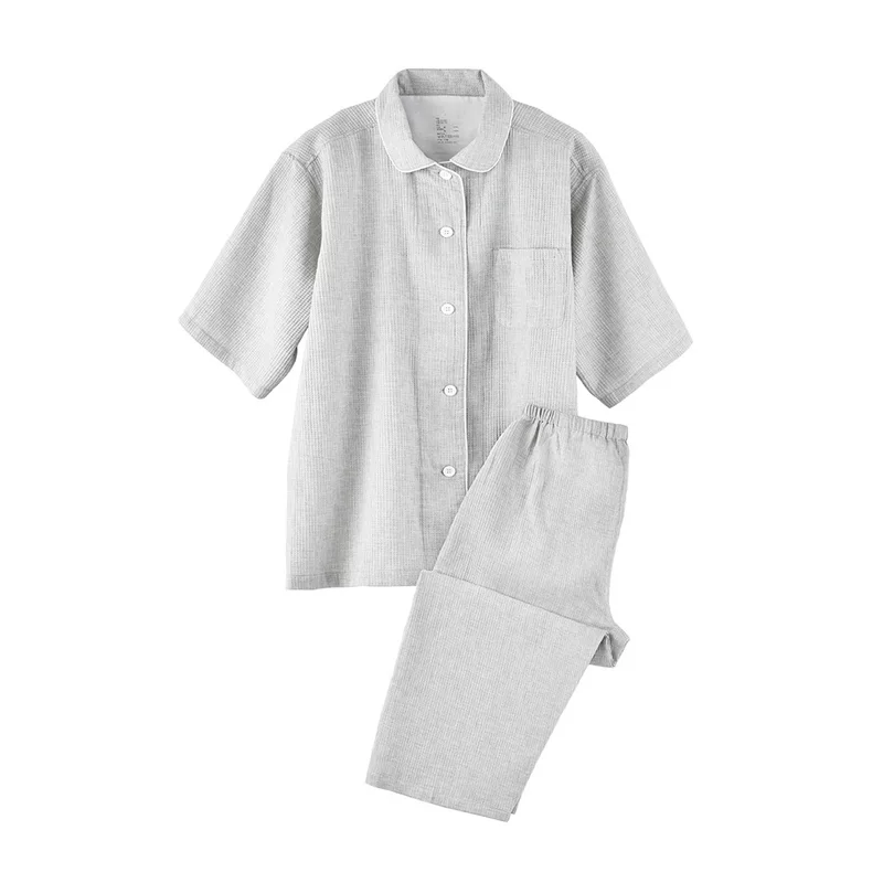 Пижама женская Mianhuaferless Short -sleeved Short -sleeved Женщина_Мужчина. Мужские штаны Муж_Стт sleeve. Шортыsage